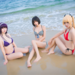 白金Saki B站主播 二次元 Cos妹子 9套写真合集【1.34GB】